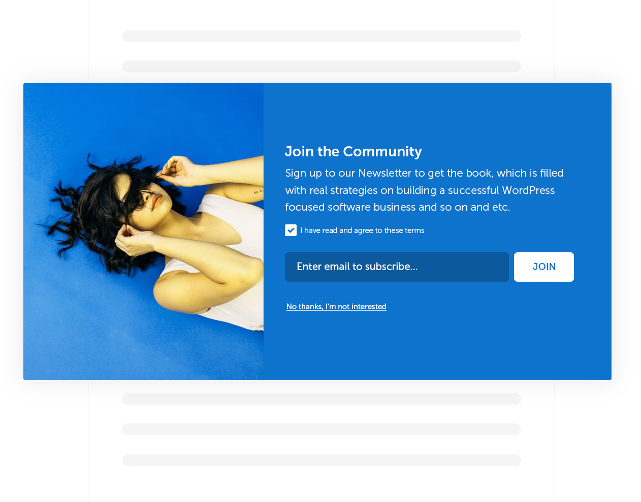 Responsive popup examples